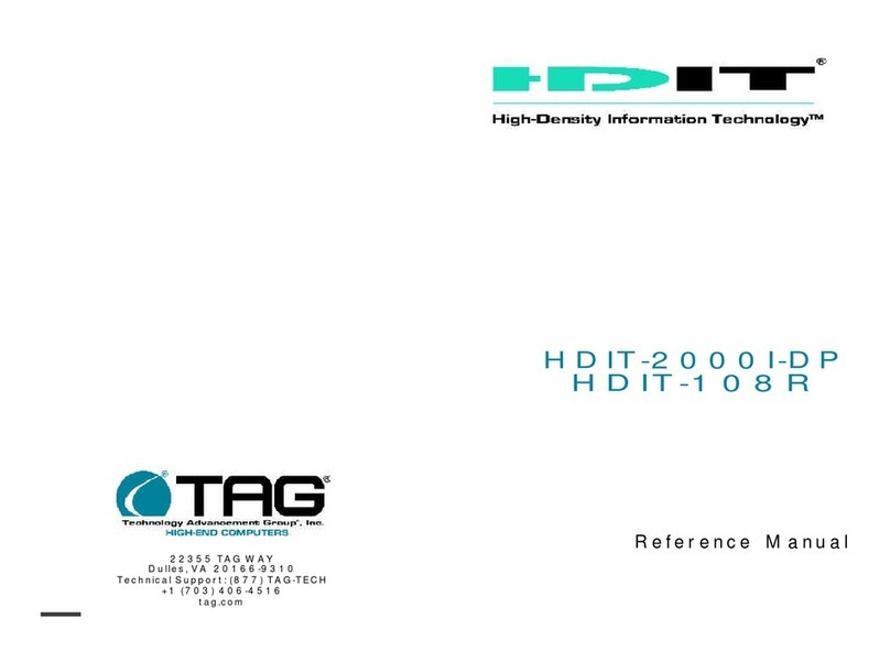 TAG HDIT-2000I-DP Reference manual