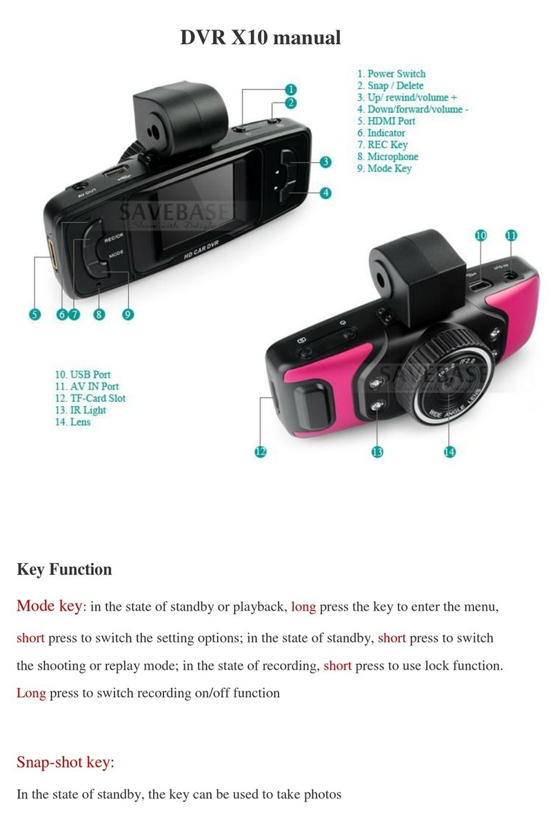 OEM DVR X10 manual