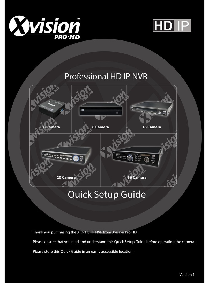 X-Vision XRN0808E Quick setup guide X-Vision XRN0808E Quick setup guide