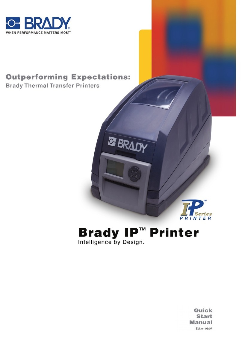 Brady IP Printer series User manual