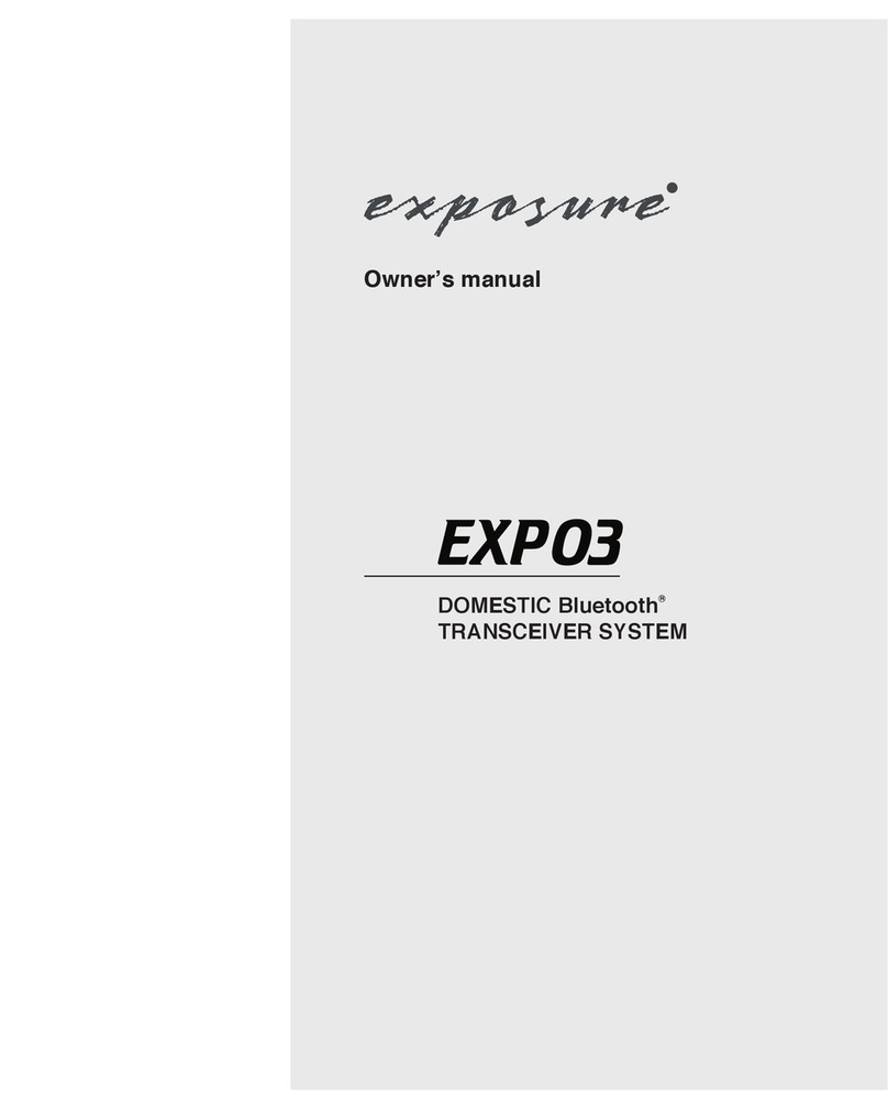 Exposure EXP03 owner's manual
