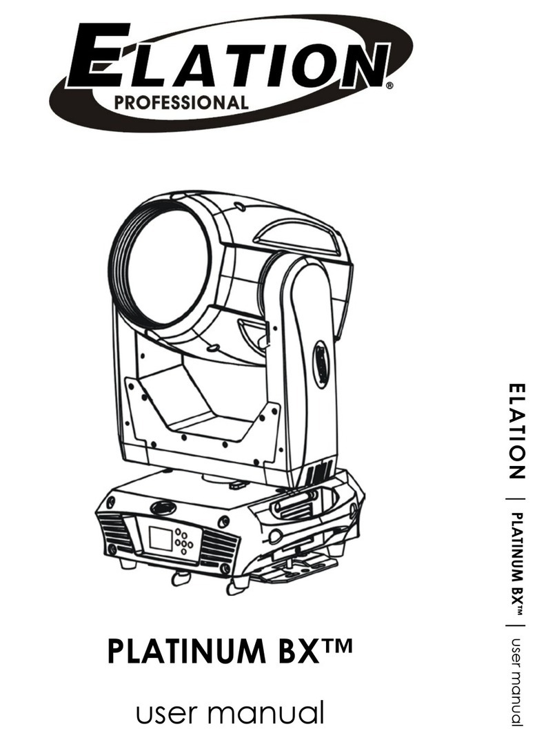 Elation PLATINUM BX User manual