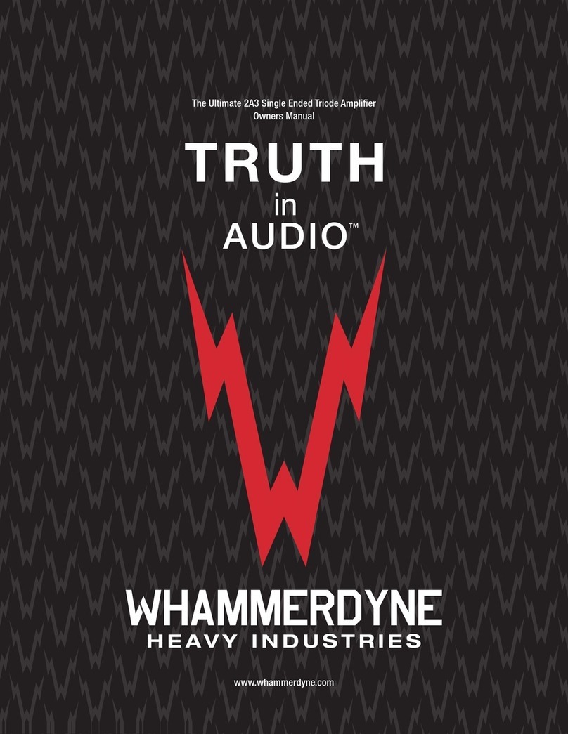 Whammerdyne Truth owner's manual