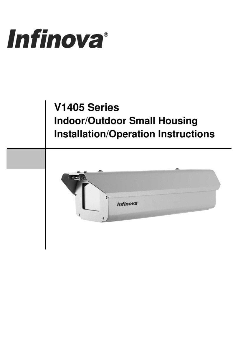 Infinova V1405-7 Installation & operation instructions