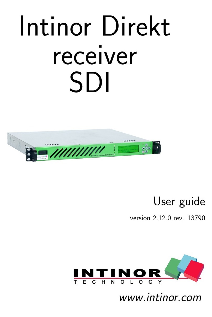 intinor Direkt receiver SDI user guide