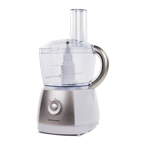 Andrew James Food processor user guide