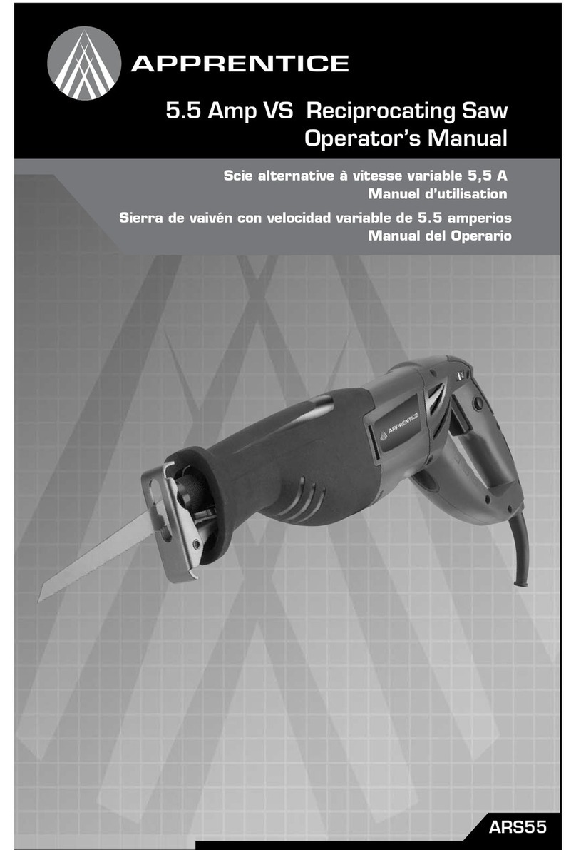 Apprentice ARS55 Operator's manual