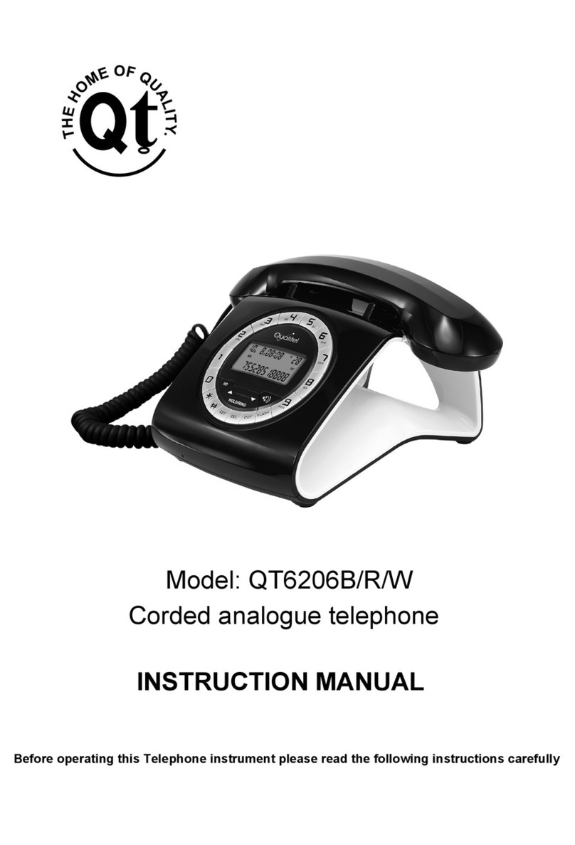 Qualitel QT6206B instruction manual