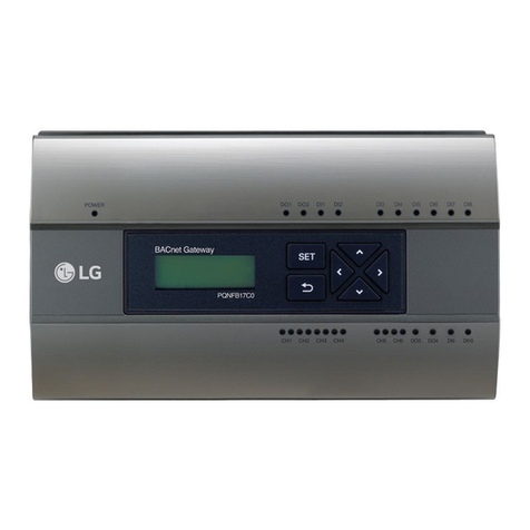 LG BECON HVAC BACnet PQNFB17C1 Installation & user manual
