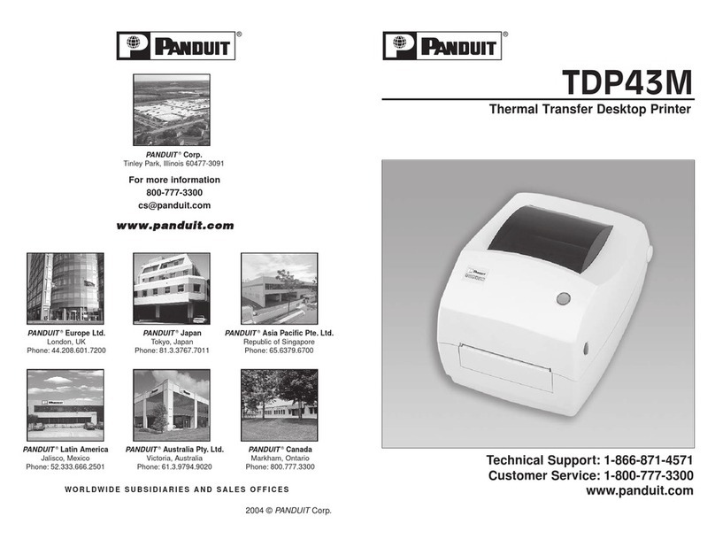 Panduit TDP43M User manual