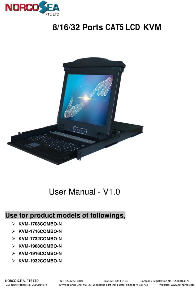NorcoSEA KVM-1708COMBO-N User manual