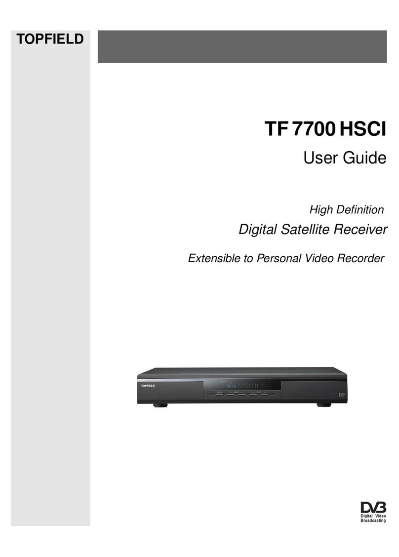 Topfield TF 7700HSCI User manual