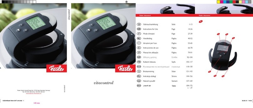 Fissler vitacontrol User manual