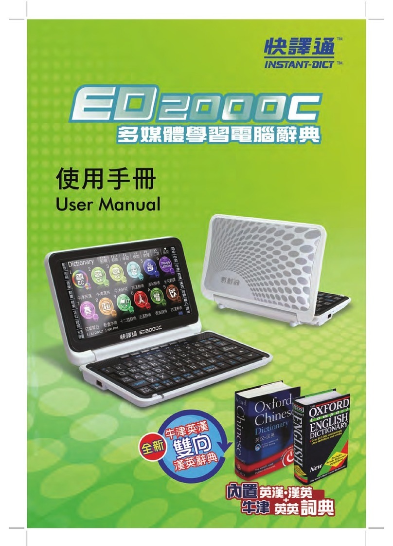Instant-Dict ED2000C user manual