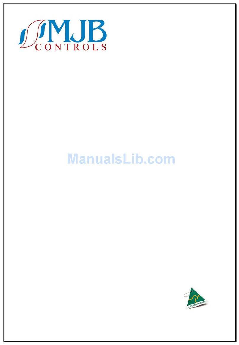 MJB Controls ACCS-1 user manual