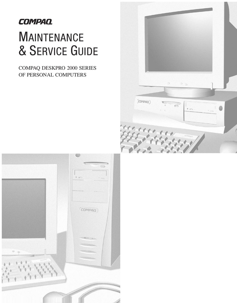 Compaq Deskpro 2000 Series User manual