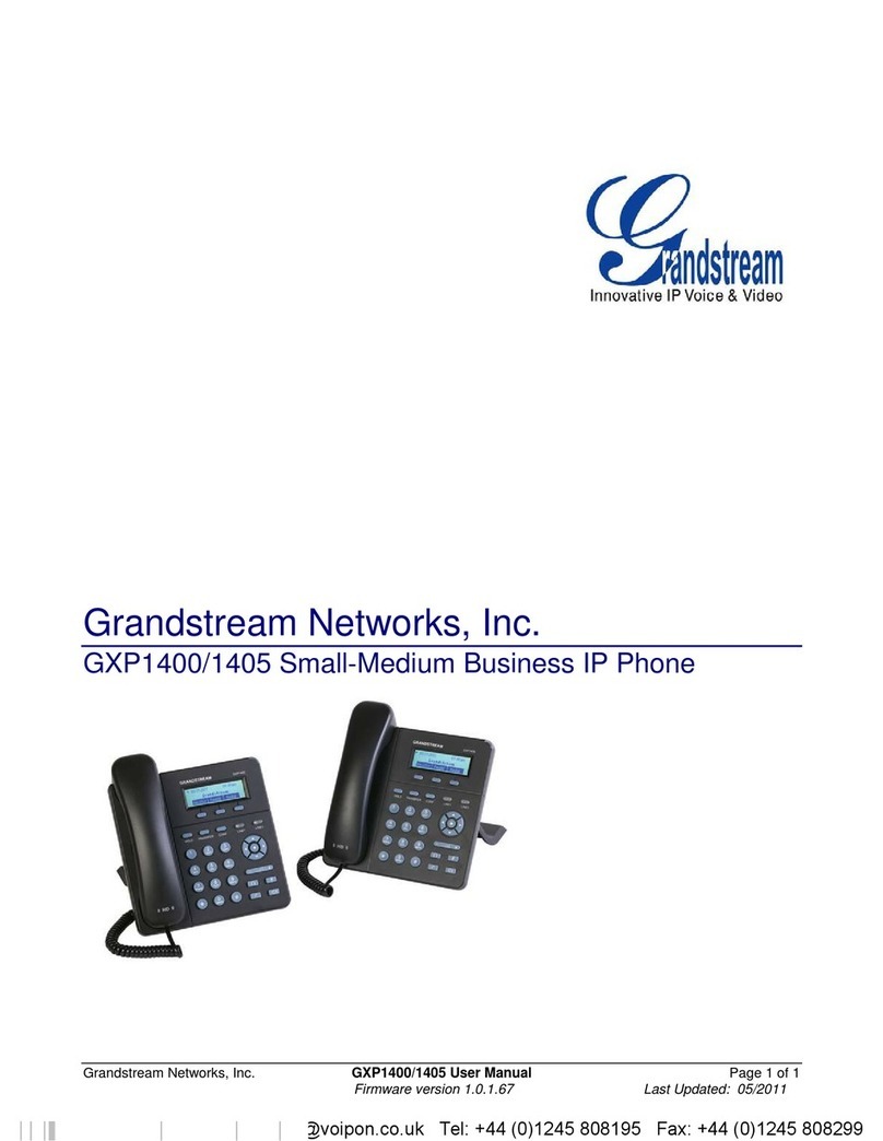 Grandstream Networks GXP-1400 user manual