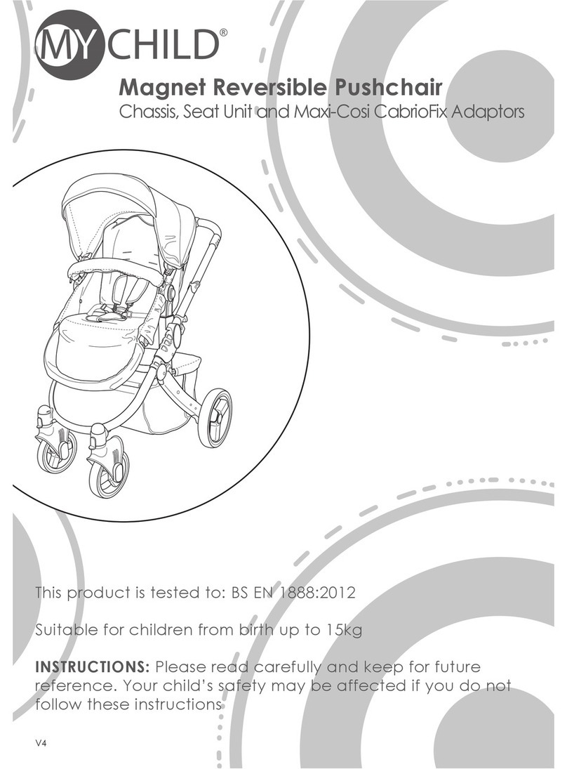 My Child Magnet Reversible Pushchair user guide