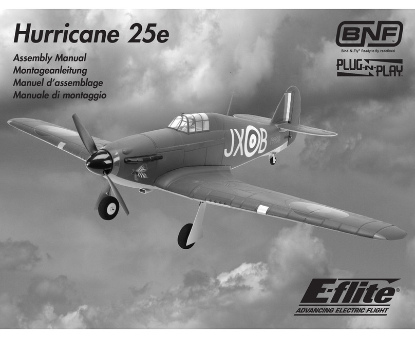 E-FLITE Hurricane 25e TM User manual E-FLITE Hurricane 25e TM User manual