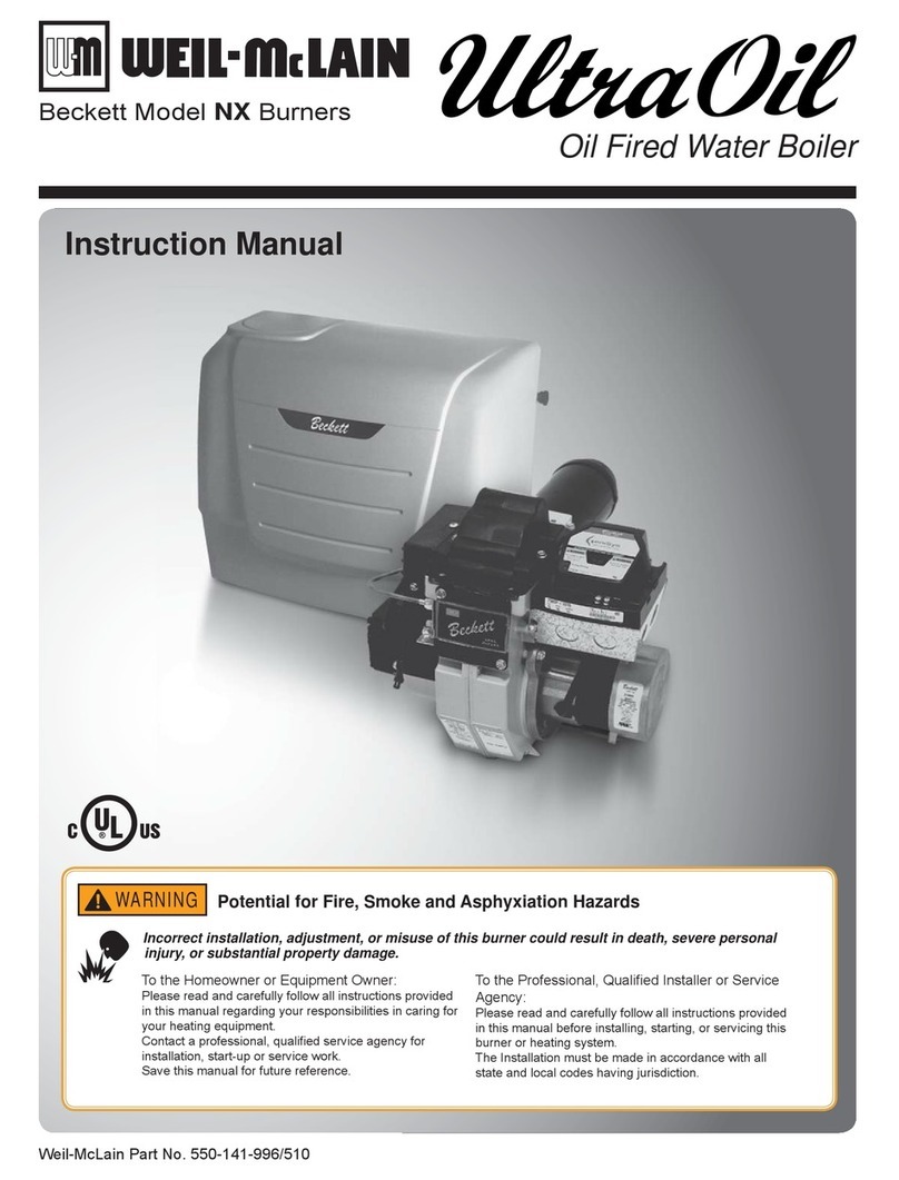Weil-McLain UO-3 CV instruction manual