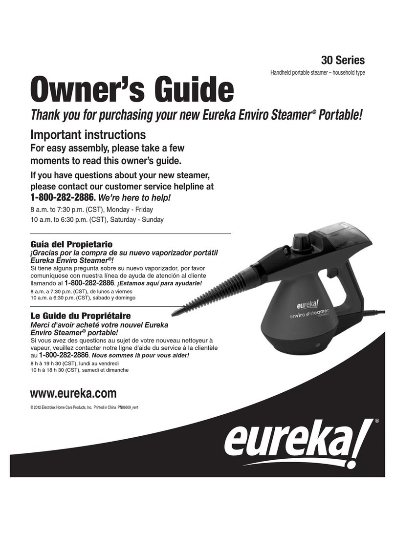 Eureka 30 Series owner's guide
