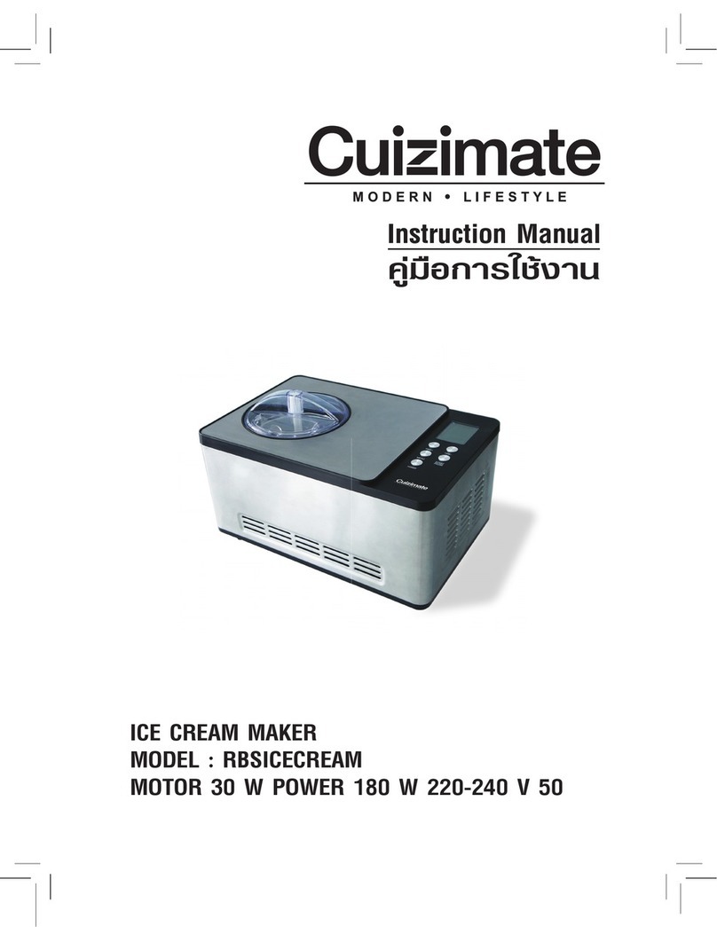 Cuizimate RBSICECREAM User manual