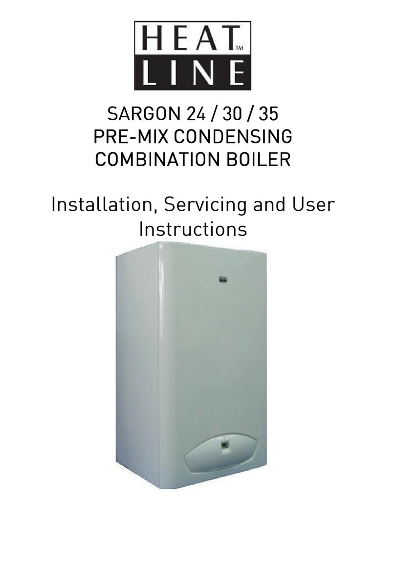 Heatline SARGON 30 Installation, servicing and user instructions Heatline SARGON 30 Installation, servicing and user instructions