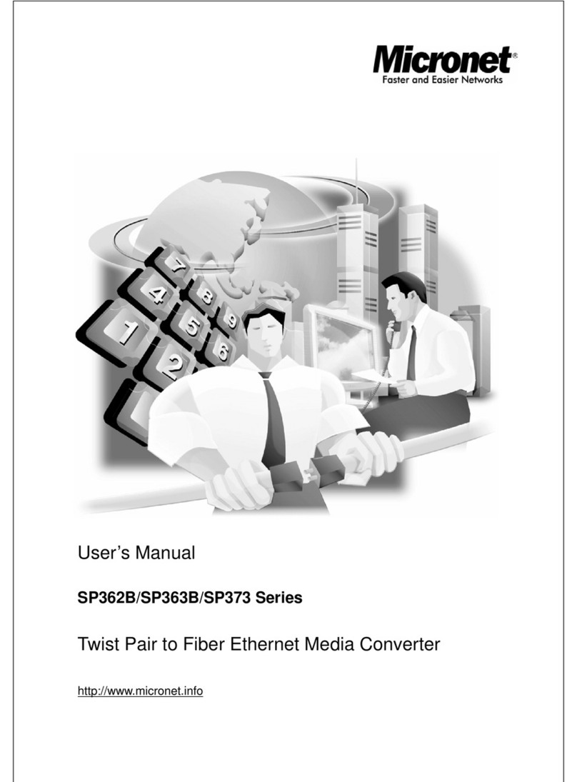 MicroNet SP362B Series user manual MicroNet SP362B Series user manual
