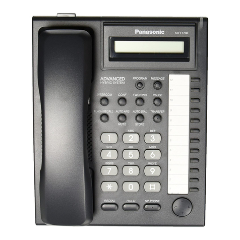 Panasonic KX-T7730 User manual