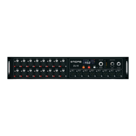 Midas DL16 User manual