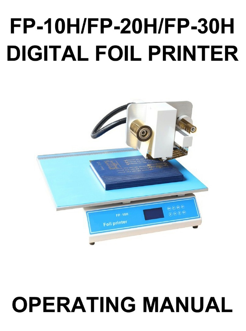 SYSFORM FP-10H operating manual