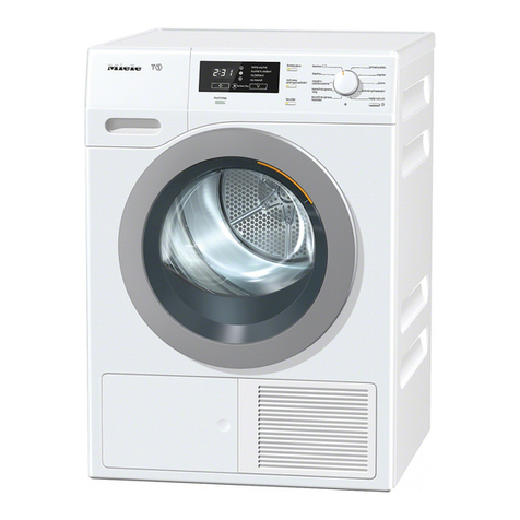 Miele TKB 350 WP operating instructions