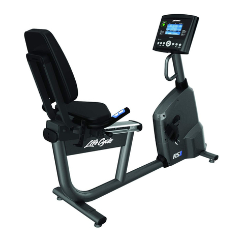 Life Fitness RECUMBENT LIFECYCLE RS1 owner's manual