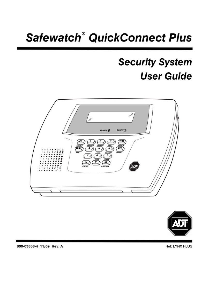 ADT Safewatch QuickConnect Plus User manual