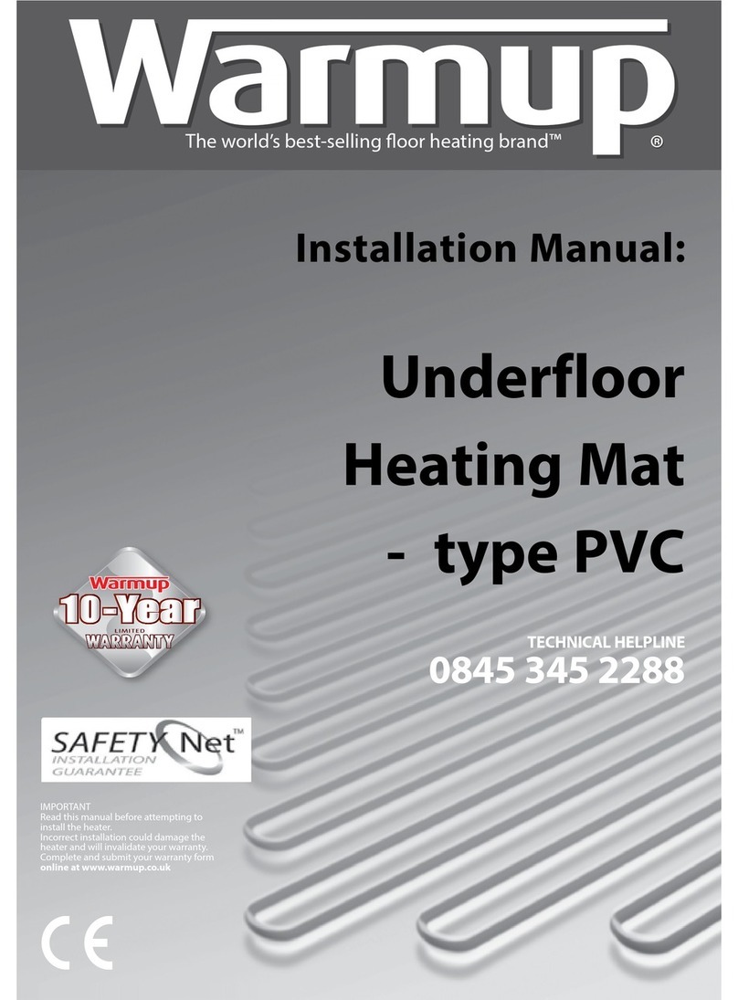 Warmup PVC User manual