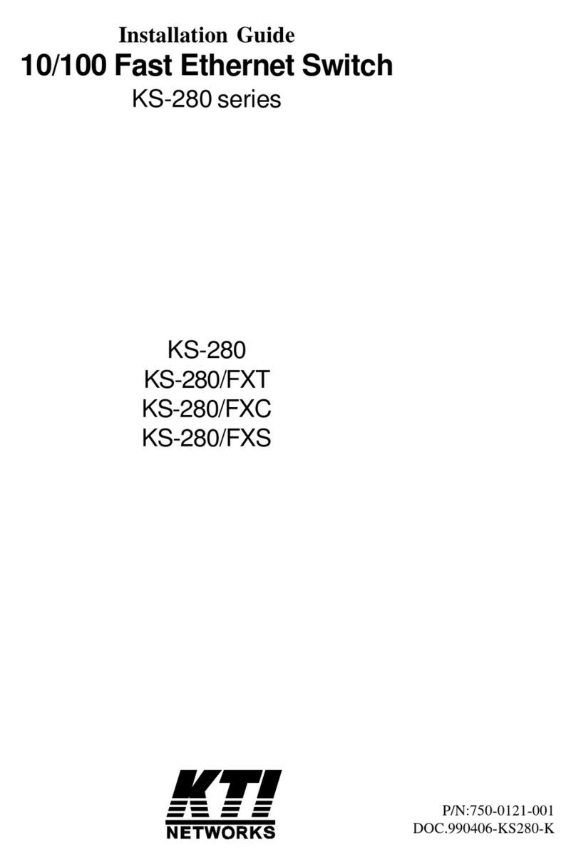 KTI Networks KS-280 User manual