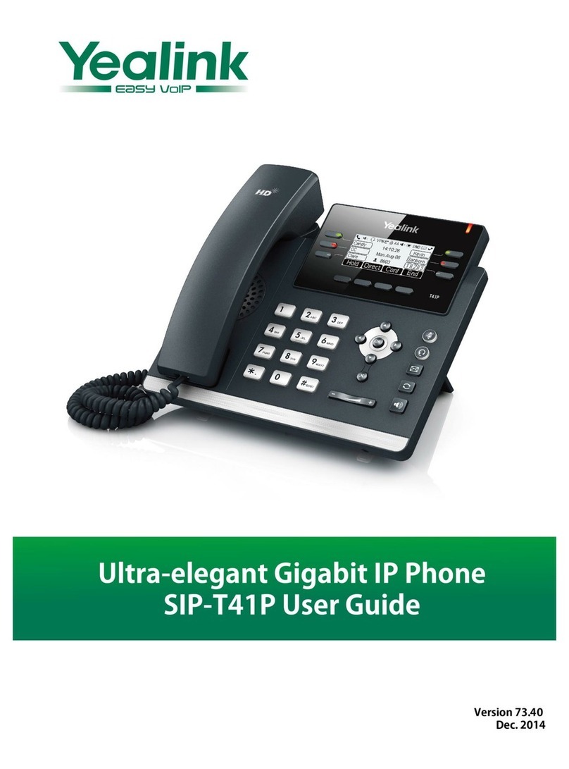 Yealink Yealink SIP-T41P user guide
