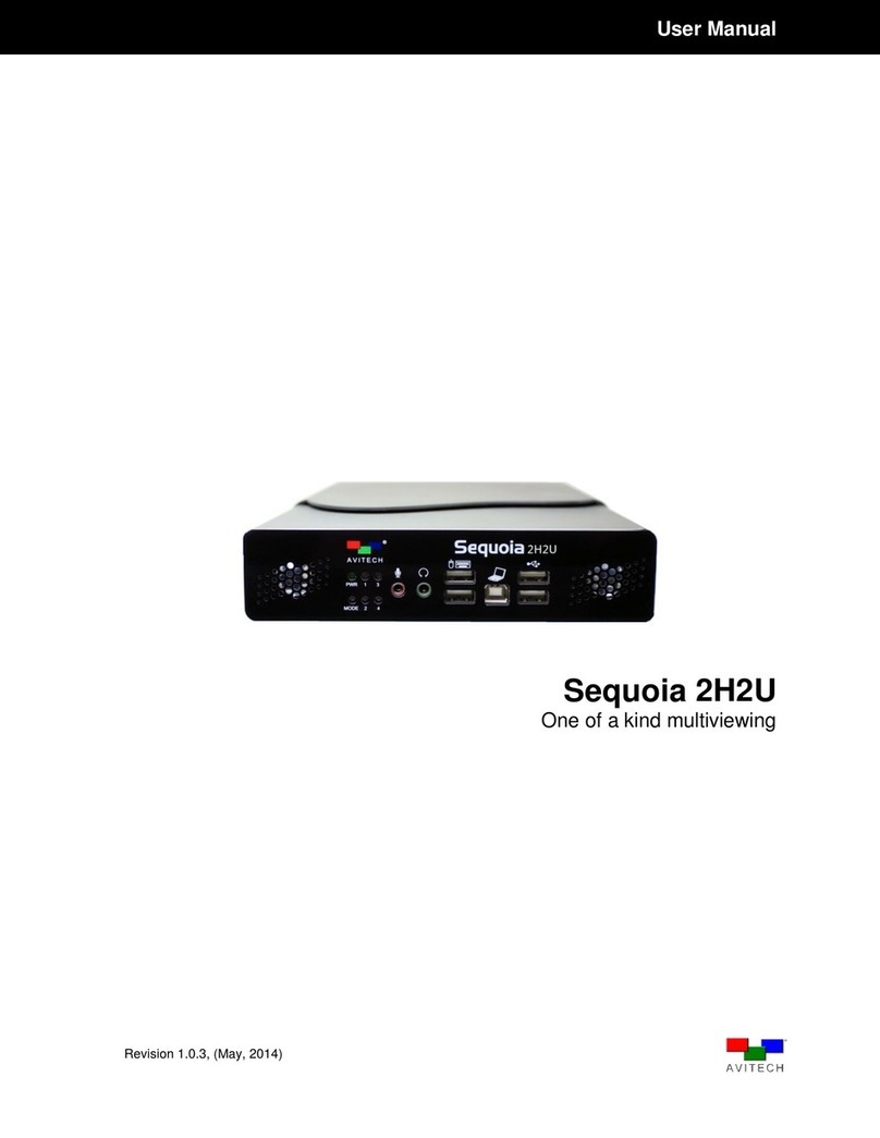 Avitech Sequoia 2H2U User manual
