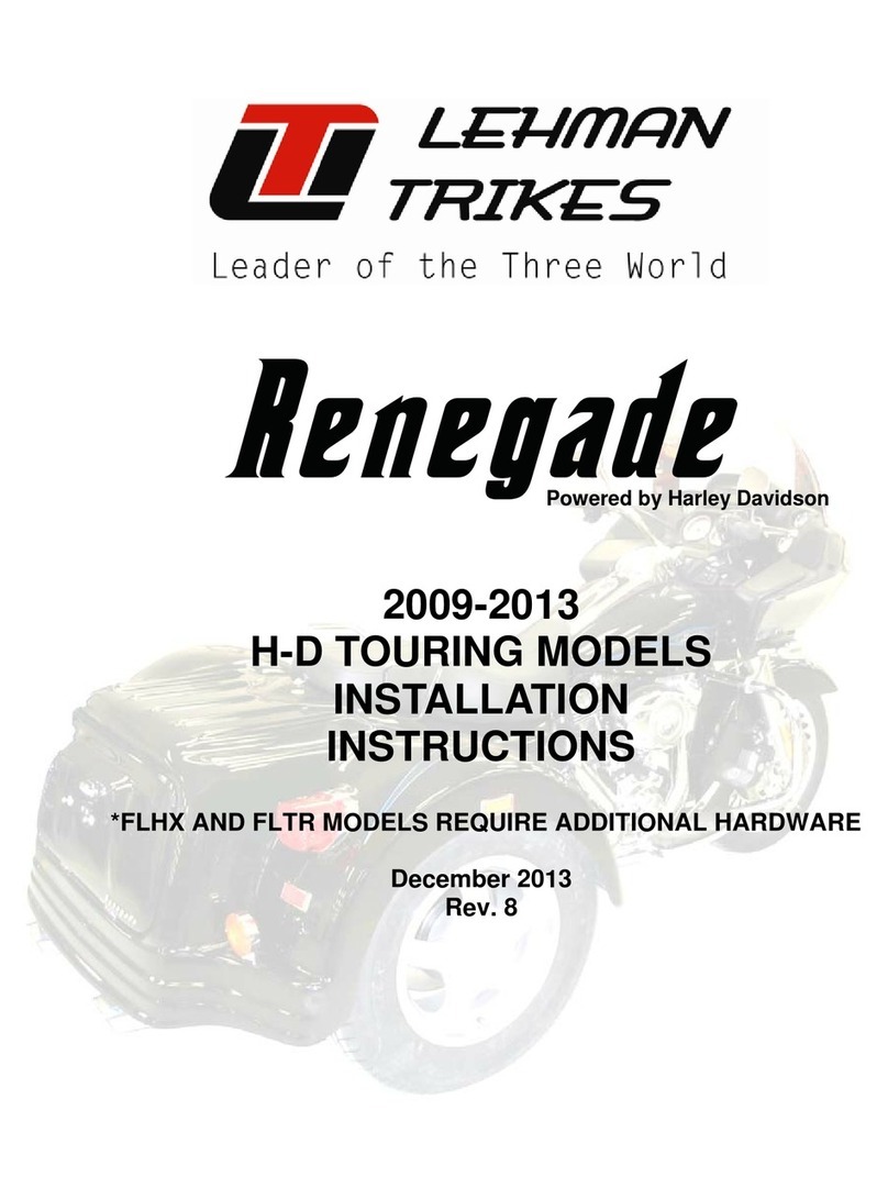 Lehman Renegade 2009 installation instructions