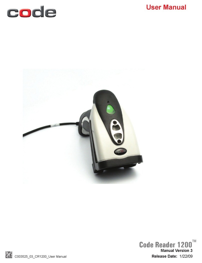 Code CR1200 User manual
