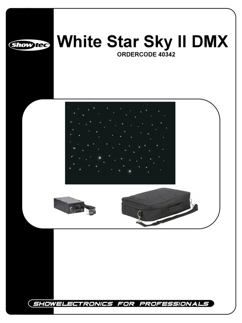 Show Tec White Star Sky II DMX User manual