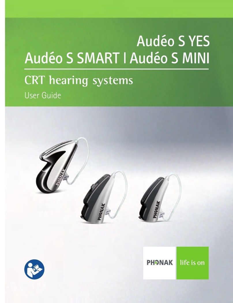Phonak Audeo Yes User manual