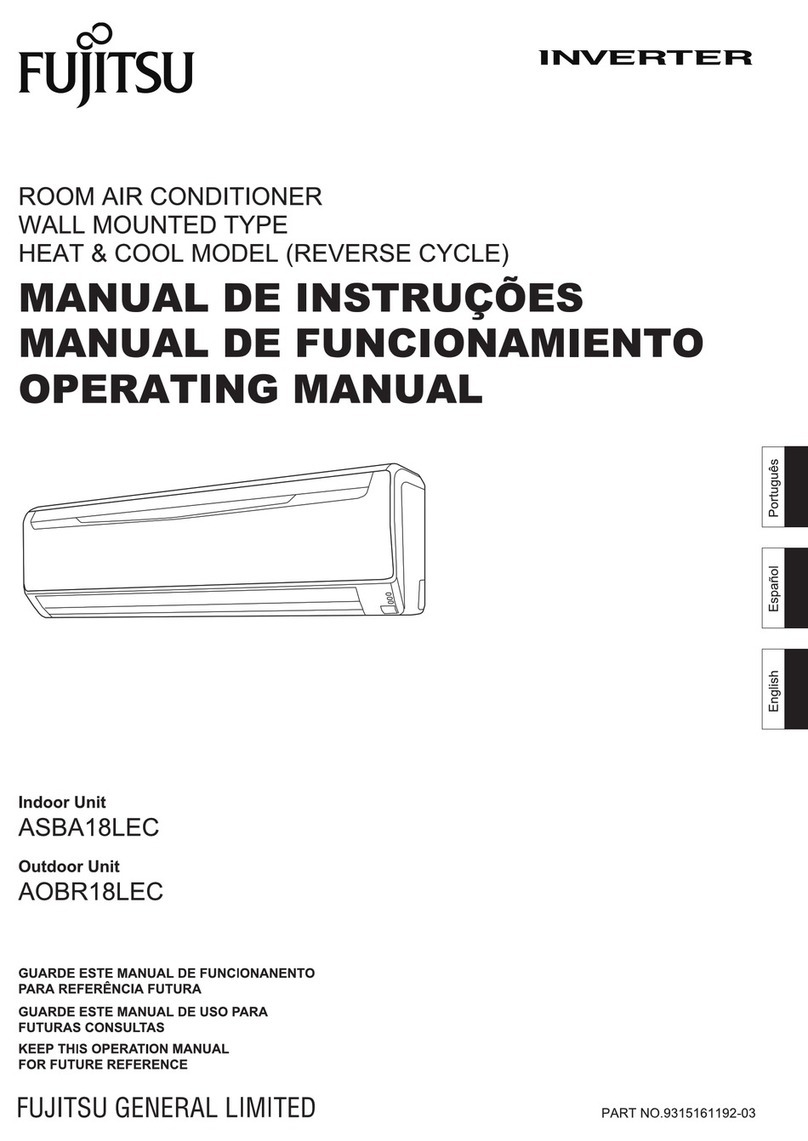 Fujitsu ASBA18LEC: AOBR18LEC User manual