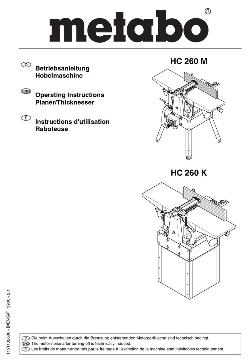 Metabo HC 260 M operating instructions
