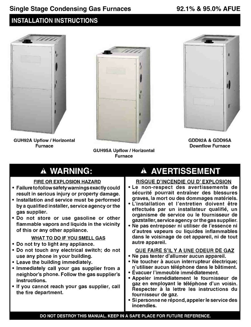 Heat Controller GUH92A User manual Heat Controller GUH92A User manual