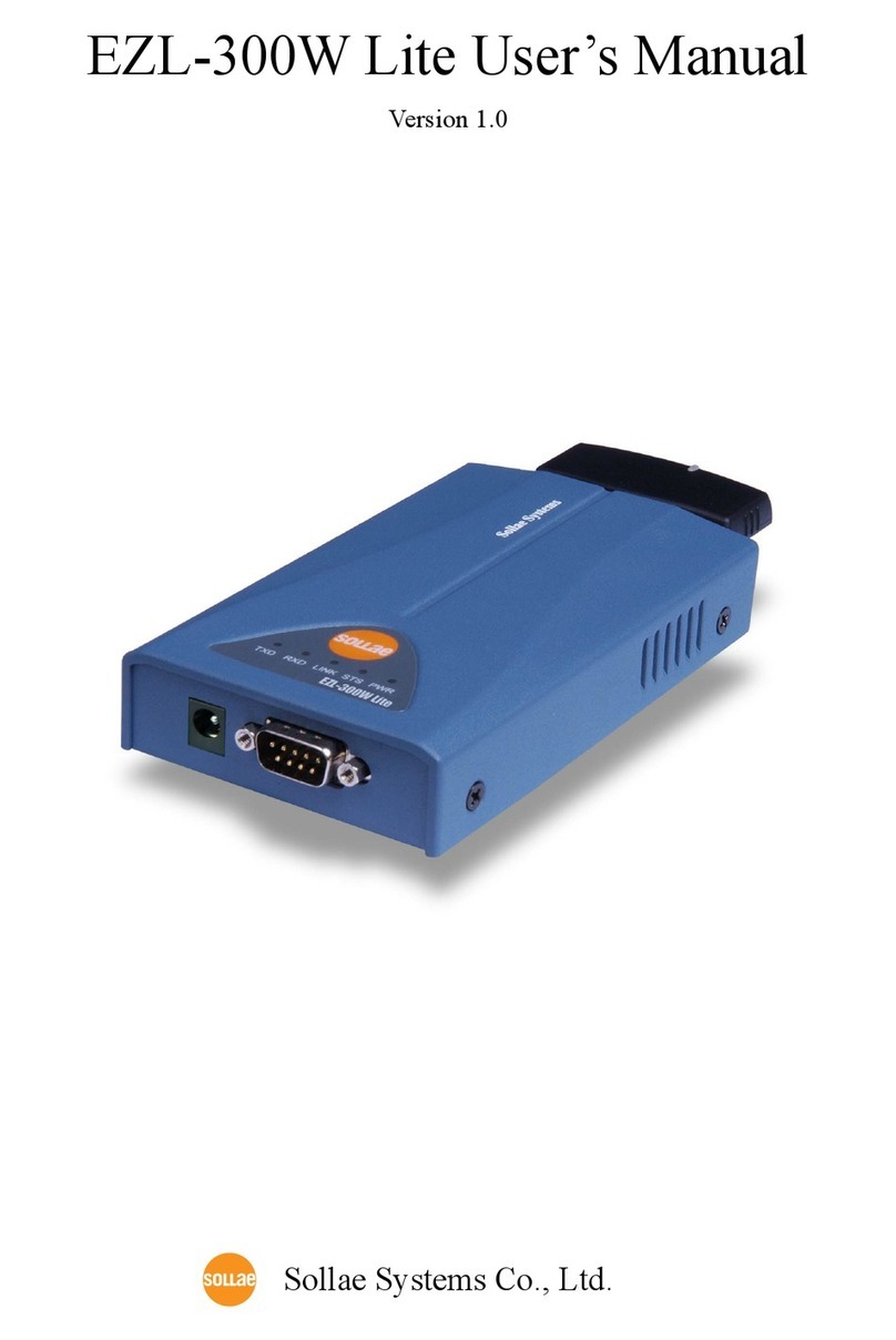 Sollae Systems EZL-300W Lite User manual