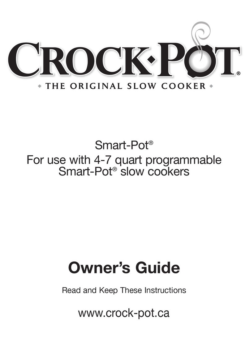 Crock-Pot Smart-Pot User manual