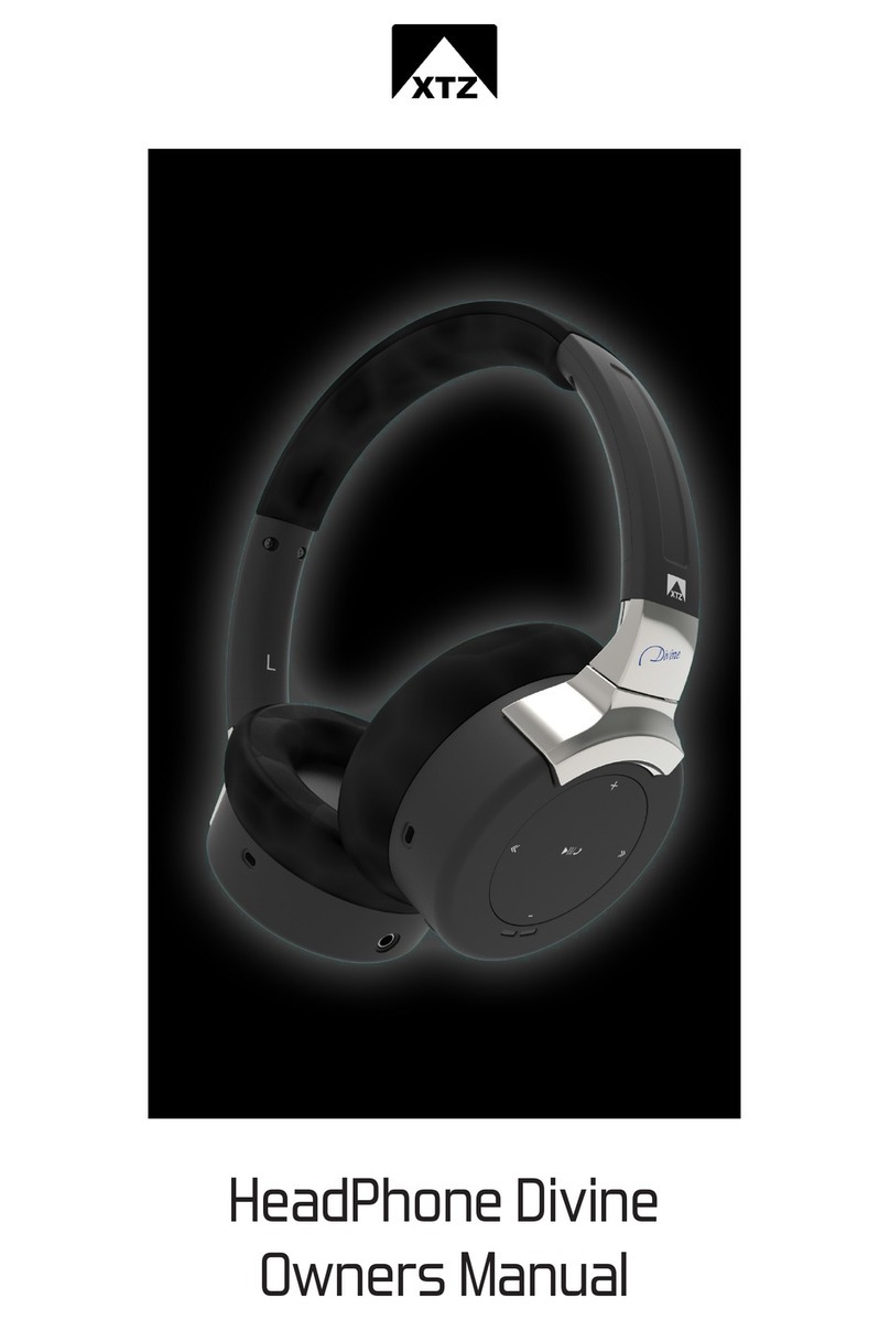 XTZ HeadPhone Divine owner's manual
