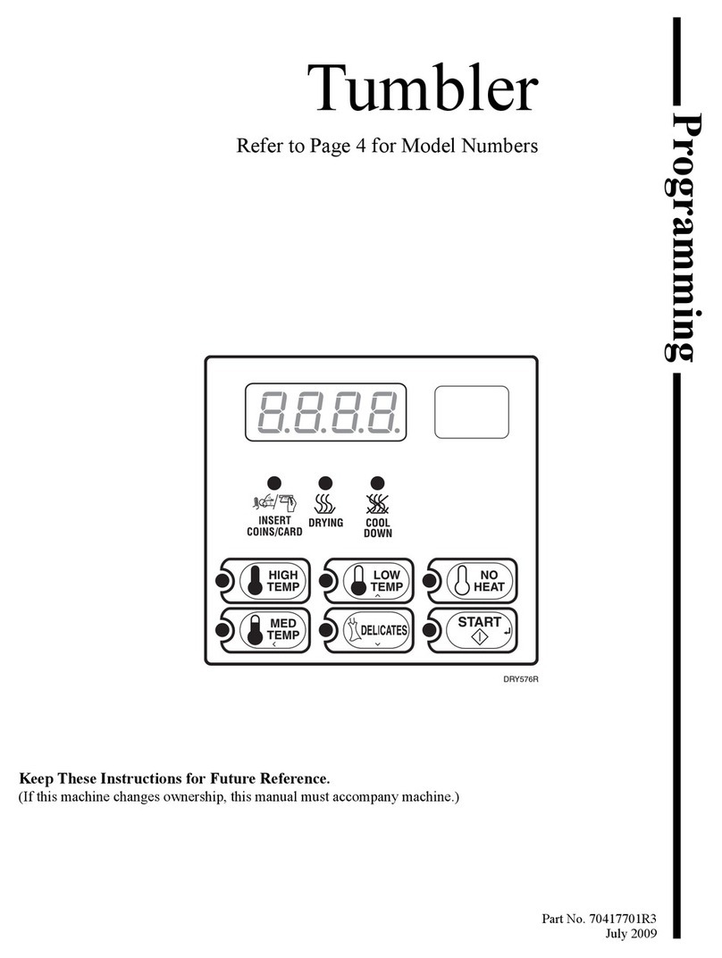 Alliance Laundry Systems SA025L Owner's manual Alliance Laundry Systems SA025L Owner's manual