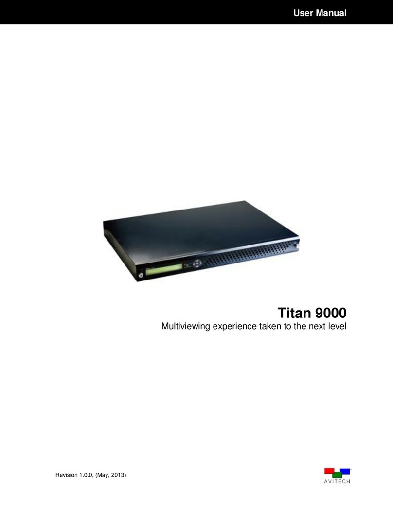 Avitech Titan 9000 series user manual Avitech Titan 9000 series user manual